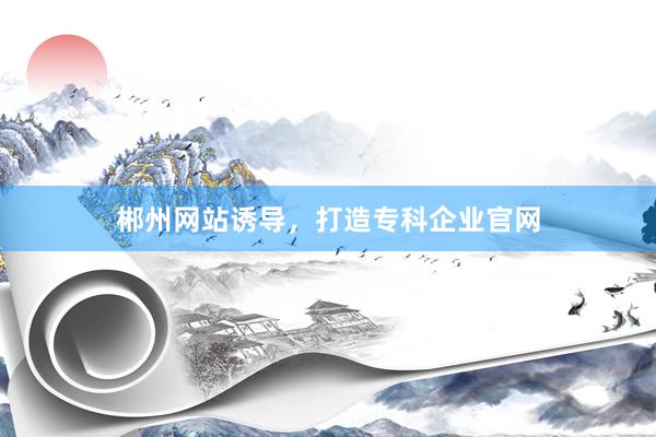 郴州网站诱导，打造专科企业官网